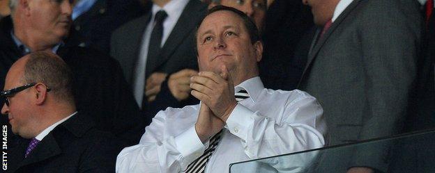 Newcastle United owner Mike Ashley