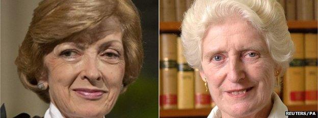 Fiona Woolf and Baroness Butler-Sloss