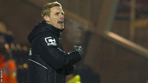 St Mirren manager Gary Teale