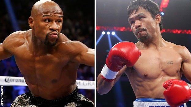 Floyd Mayweather and Manny Pacquiao