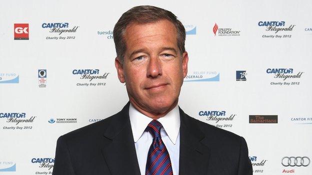 NBC News anchor Brian Williams.