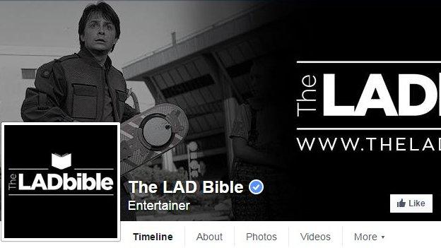 Lad Bible's facebook page