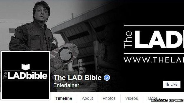 Lad Bible's facebook page