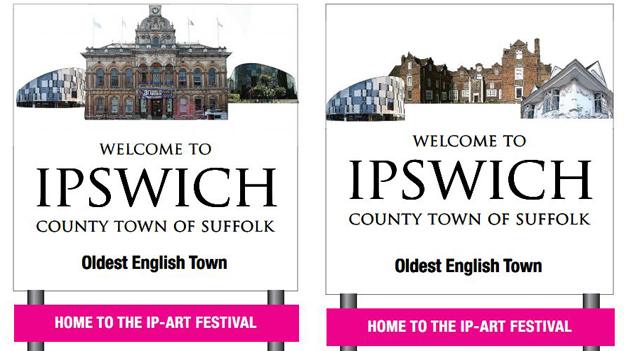 Welcome to Ipswich signs