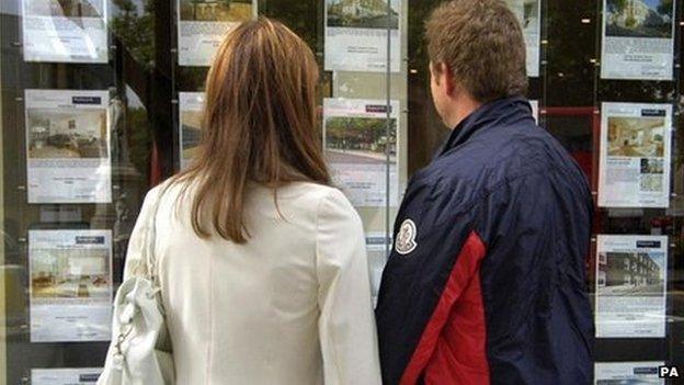 estate agent window