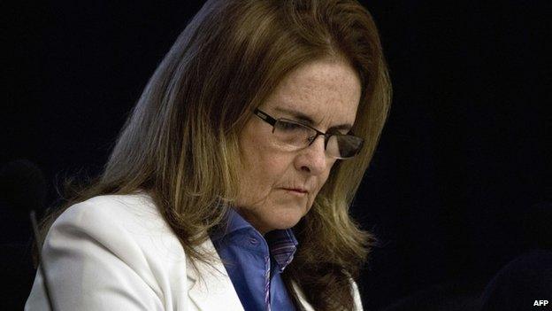 The former Petrobras CEO, Graca Foster