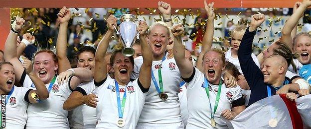 England won the 2014 Women's Rugby World Cup having lost the last three finals