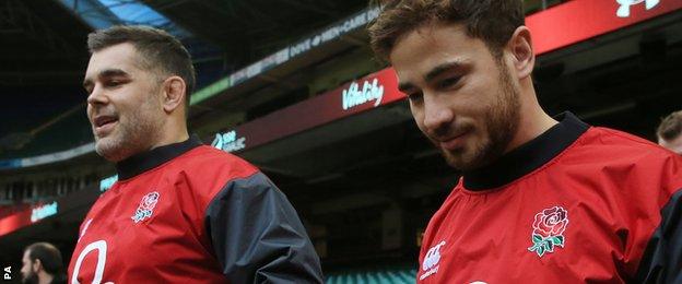 Nick Easter and Danny Cipriani