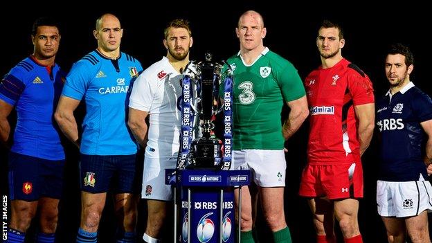 Six Nations captains for 2015