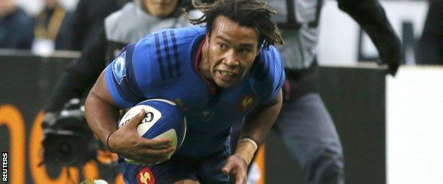 France winger Teddy Thomas