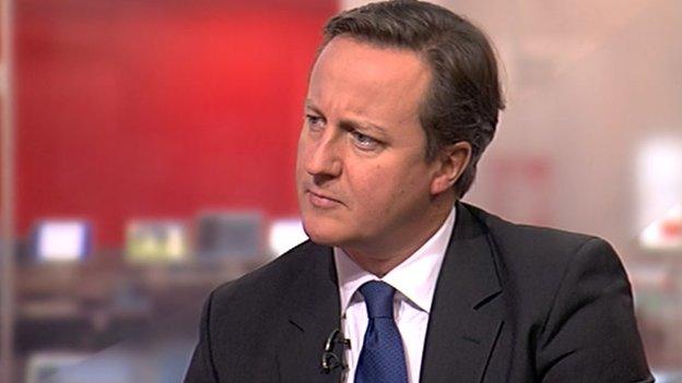 Prime Minister David Cameron