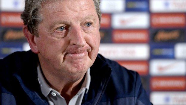 England manager Roy Hodgson