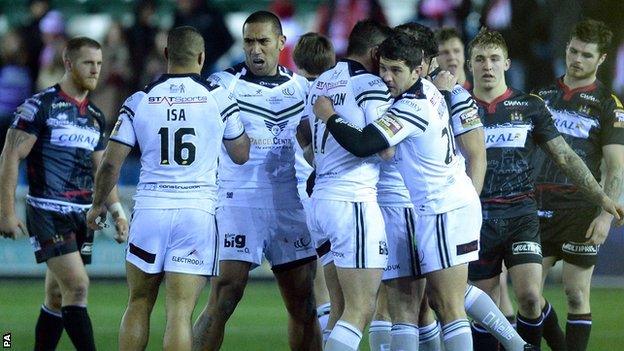 Widnes celebrate their comeback