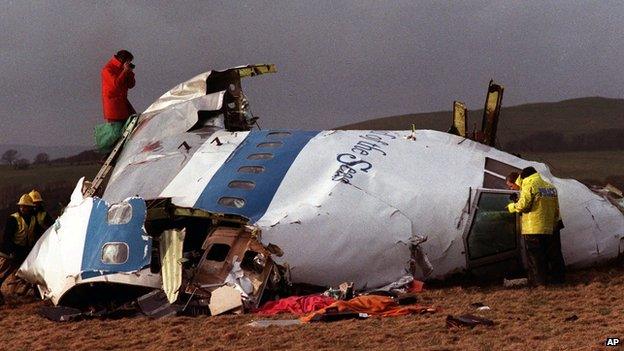 Lockerbie wreckage