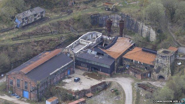 Brymbo iron and steel works site