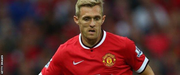 West Brom midfielder Darren Fletcher signed from Manchester United on deadline day