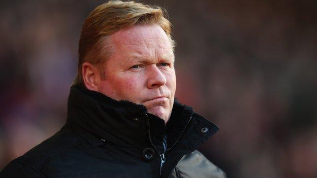 Southampton manager Ronald Koeman