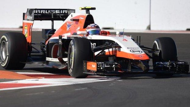 Marussia managed just two points in the 2014 campaign