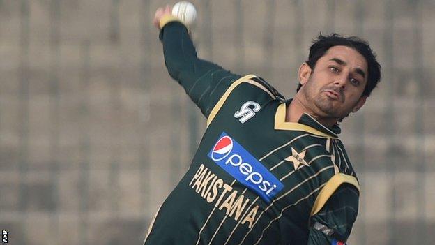 Pakistan spinner Saaed Ajmal