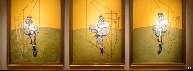 Francis Bacon's Three Studies of Lucian Freud