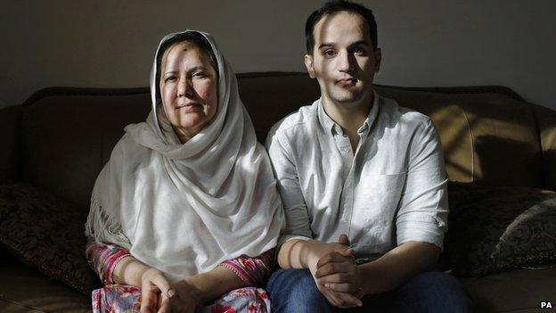 Adnan Syed's mum and brother