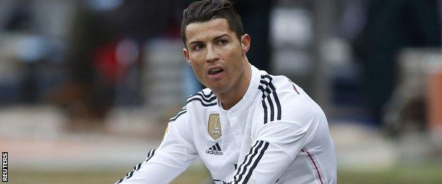 Cristiano Ronaldo looks frustrated in Real Madrid's 4-0 defeat against Atletico Madrid