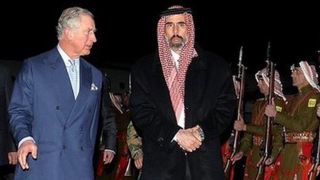 Prince Charles in Jordan