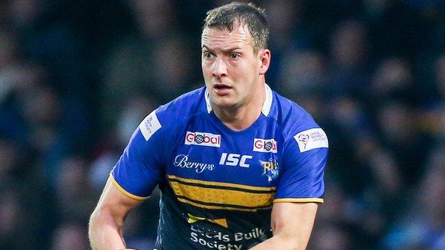 Leeds half-back Danny McGuire