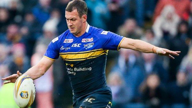 Leeds half-back Danny McGuire