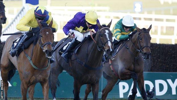 AP McCoy on Carlingford Lough at Leopardstown racecourse