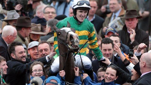 AP McCoy on Synchronised in 2012.