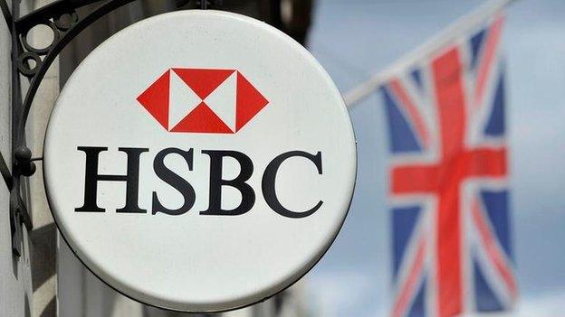 HSBC sign