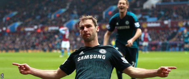 Chelsea defender Branislav Ivanovic