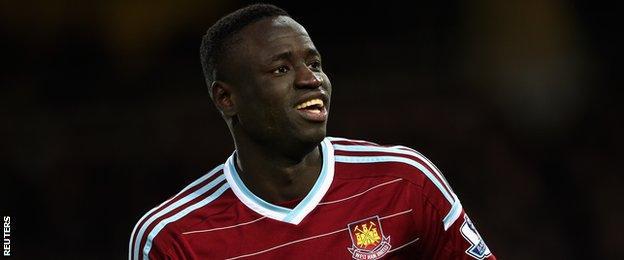 West Ham's Cheikhou Kouyate