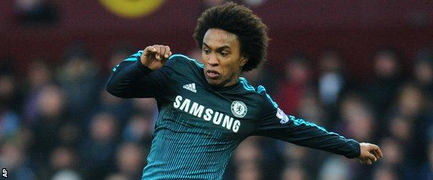 Chelsea midfielder Willian