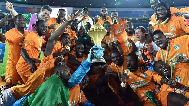 Ivory Coast players