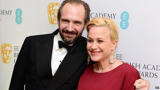 Ralph Fiennes and Patricia Arquette