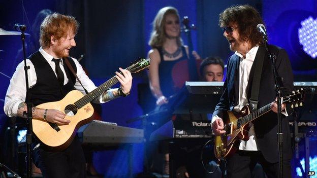 Ed Sheeran and Jeff Lynne