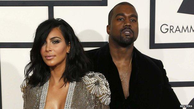 Kim Kardashian and Kanye West