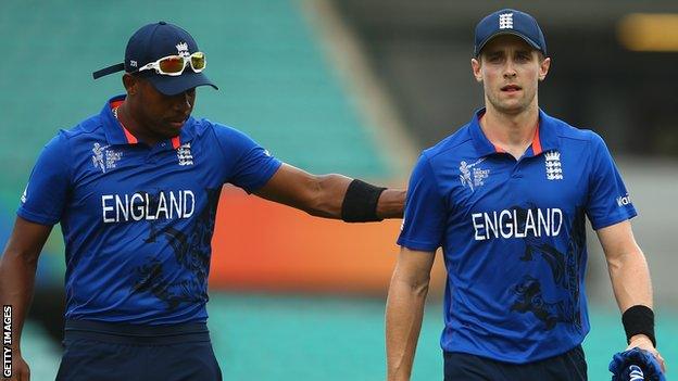 Chris Jordan and Chris Woakes