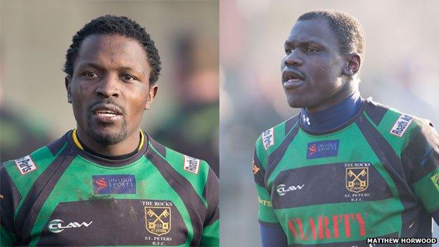 Benon Kizza and Philip Pariyo played for the Uganda Sevens team