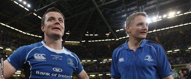 Brian O'Driscoll and Joe Schmidt