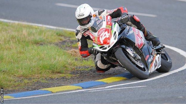 Manx motorcycle racer Dan Kneen