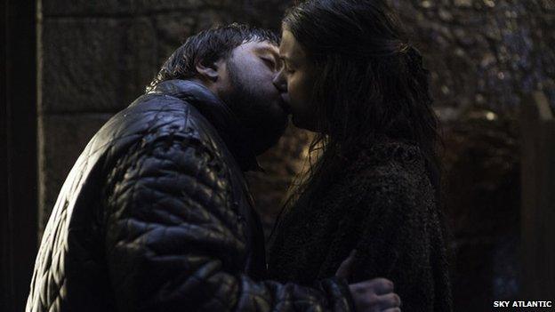 John Bradley and Hannah Murray