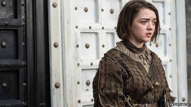 Maisie Williams in Game of Thrones