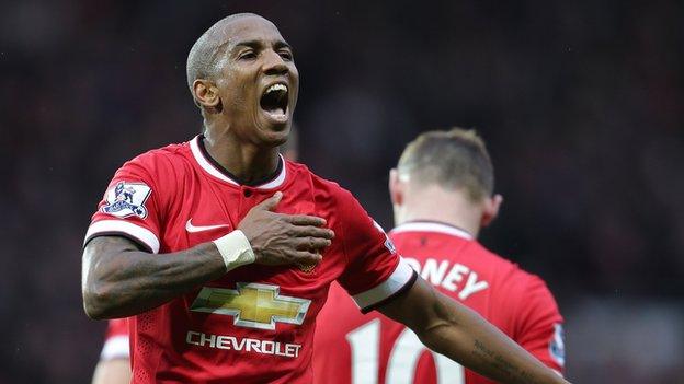 Manchester United winger Ashley young