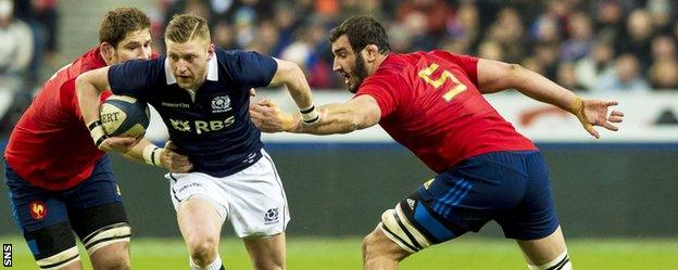 Scotland's Finn Russell