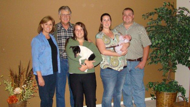 Kayla Mueller and her family