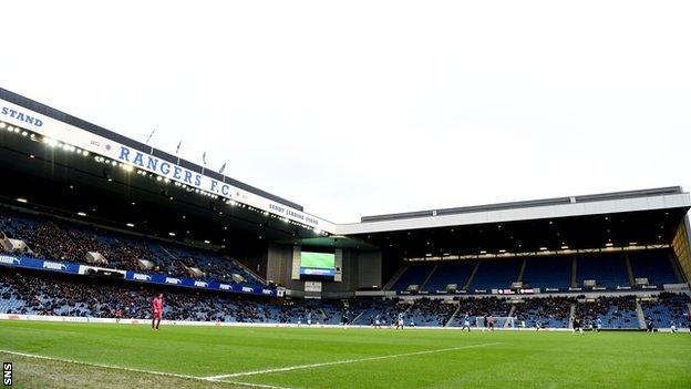 Ibrox Stadium, home of Rangers