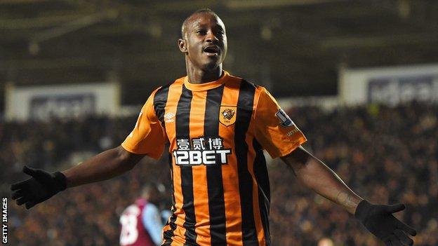 Hull striker Dame N'Doye